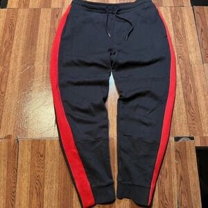 Armani Exchange Black Striped Retro Sweatpants Jogger Small